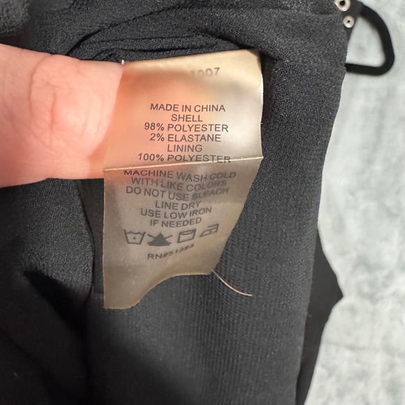 Vince Camuto Black Square Neck Sleeveless Grommet Strap Tank Top 3X - Picture 8 of 11